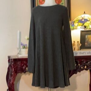 Black swan gray dress